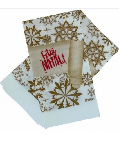 FLOCOS DE NATAL SEPHIA